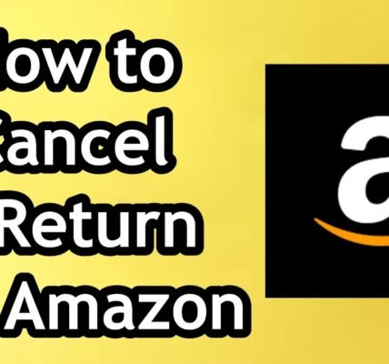 how to cancel a return on amazon