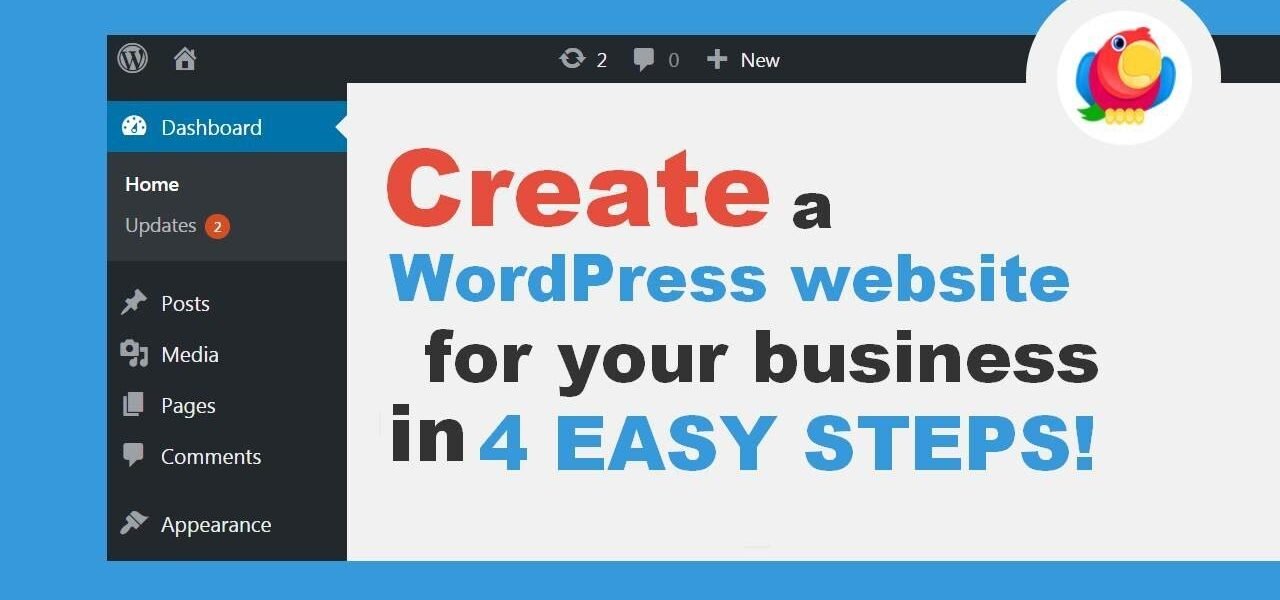 how to create a website for a business