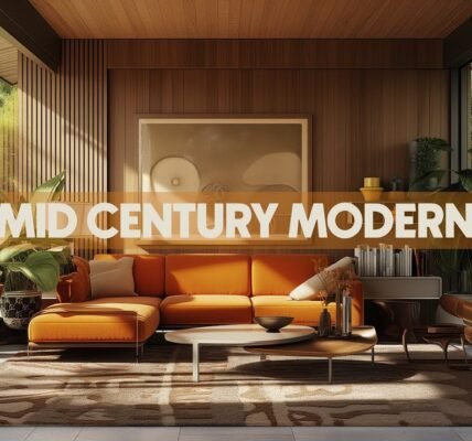 Mid century modern home decor