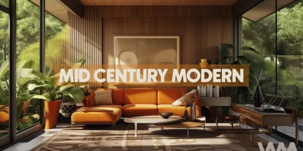 Mid century modern home decor